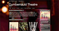 Desktop Screenshot of cumbernauldtheatre.co.uk